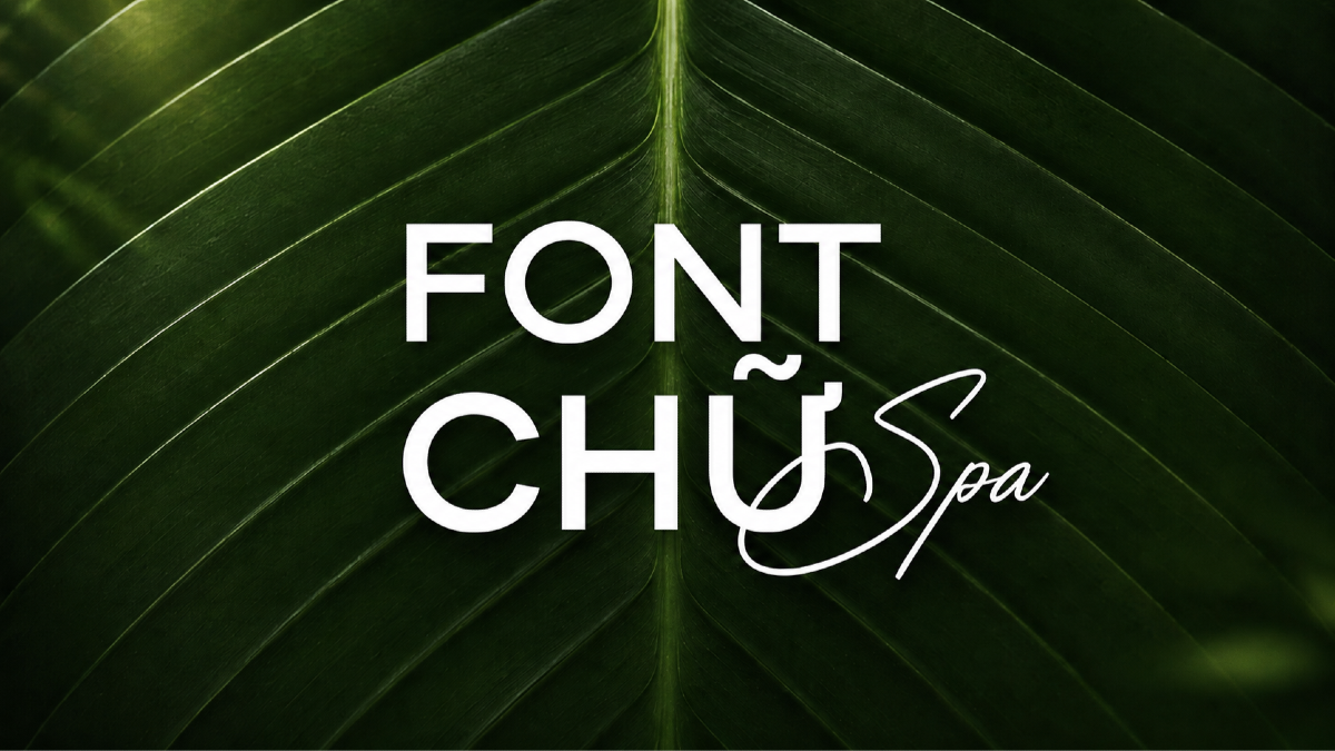 Top 18 font chữ cho bảng giá spa, menu dịch vụ và voucher làm đẹp